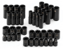 40 PIECE 3/8" IMPACT 6 POINT SOCKET SUPER SET