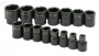 15 PIECE 1/2" IMPACT 6 POINT FRACTIONAL SOCKET SET