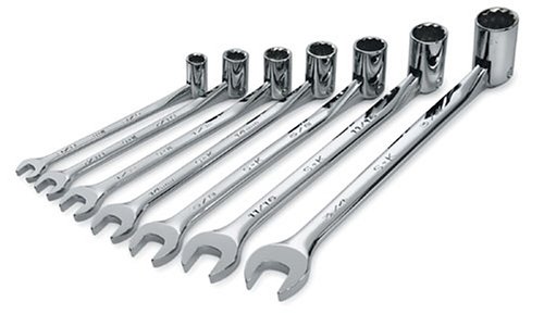 7 PIECE 12 POINT FRACTIONAL FLEX WRENCH SET