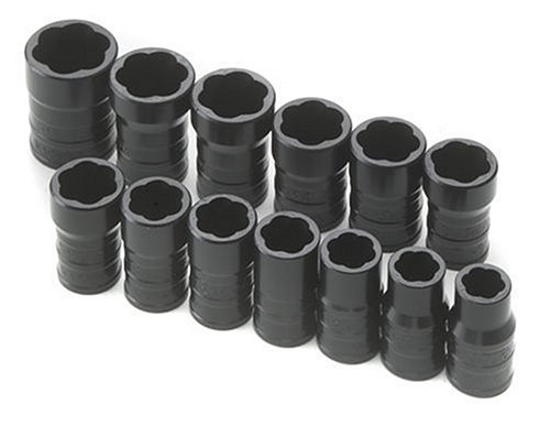 13 PIECE 3/8" MIXED TURBO SOCKET SET