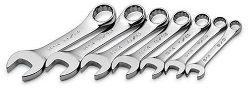 7 PIECE FRACTIONAL SHORT WRENCH SET