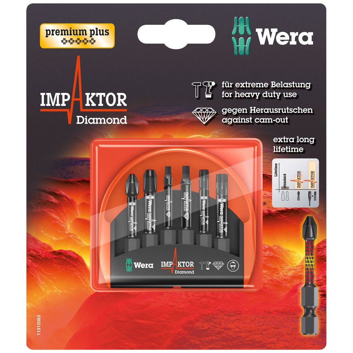 Wera Mini-Check Impaktor Diamond Bits